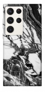 Чехол Calacatta black marble для Galaxy S23 Ultra