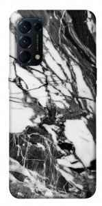 Чохол Calacatta black marble для Oppo Reno 5 4G