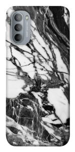 Чохол Calacatta black marble для Motorola Moto G31