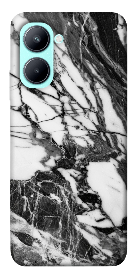 Чохол Calacatta black marble для Realme C33