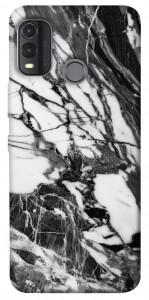 Чохол Calacatta black marble для Nokia G11 Plus