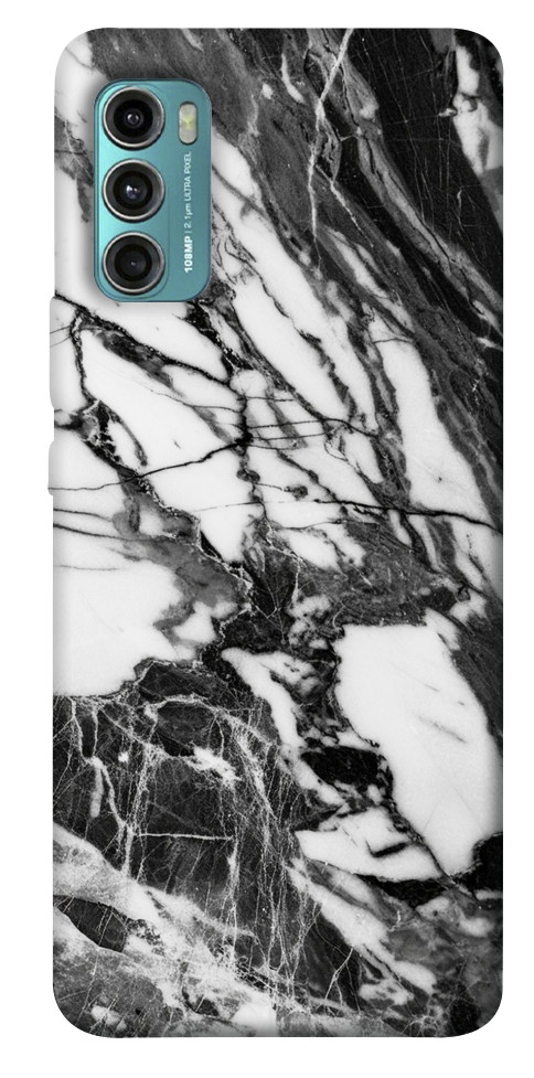 Чехол Calacatta black marble для Motorola Moto G60