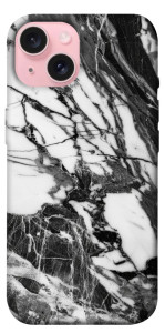 Чохол Calacatta black marble для iPhone 15