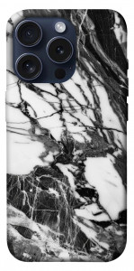 Чехол Calacatta black marble для iPhone 15 Pro