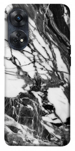 Чохол Calacatta black marble для Oppo Reno 8 T 4G