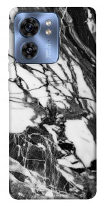 Чохол Calacatta black marble для Motorola Edge 40