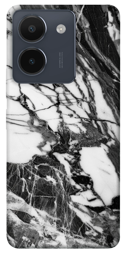 Чехол Calacatta black marble для Vivo Y36