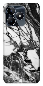 Чехол Calacatta black marble для Realme C53