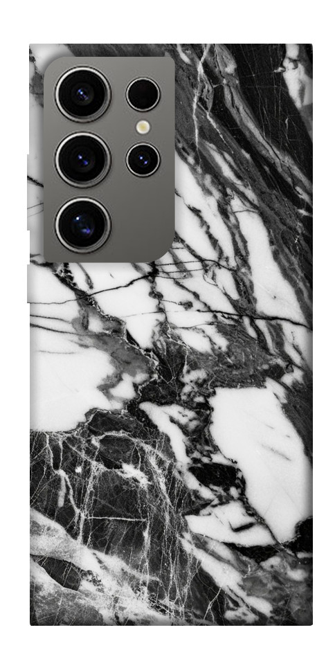 Чехол Calacatta black marble для Galaxy S24 Ultra