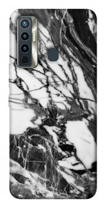 Чохол Calacatta black marble для TECNO Camon 17