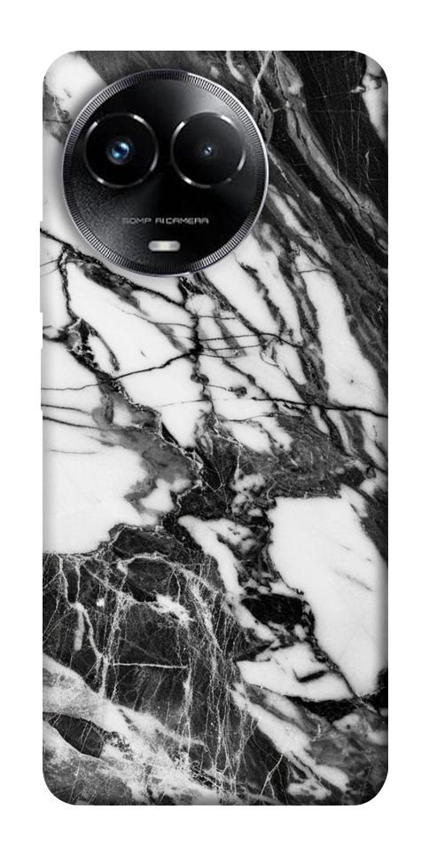 Чохол Calacatta black marble для Realme C67 4G