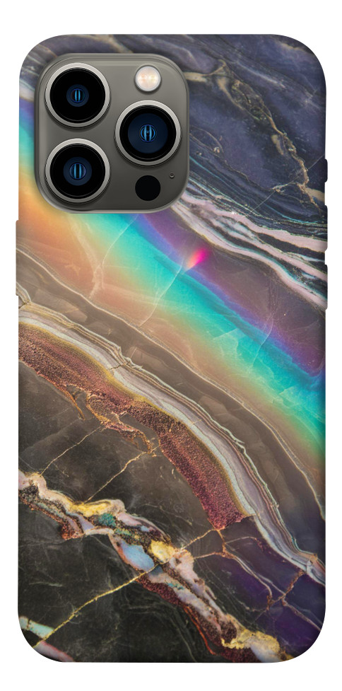Чехол Радужный мрамор для iPhone 13 Pro