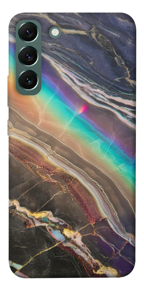 Чехол Радужный мрамор для Galaxy S22+
