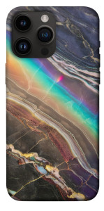 Чехол Радужный мрамор для iPhone 14 Pro Max