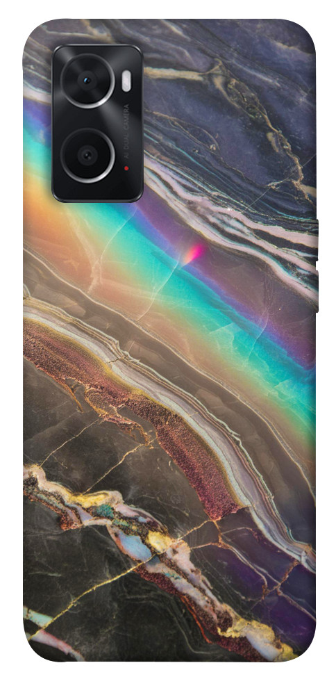 Чехол Радужный мрамор для Oppo A76 4G