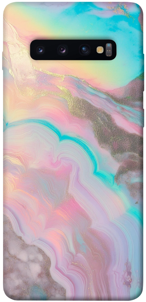 Чехол Aurora marble для Galaxy S10 Plus (2019)