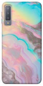 Чехол Aurora marble для Galaxy A7 (2018)