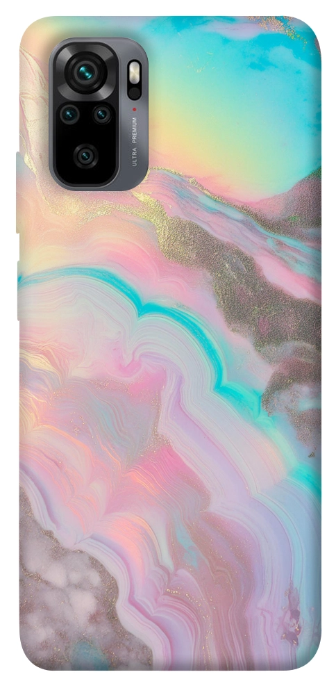 Чехол Aurora marble для Xiaomi Redmi Note 10