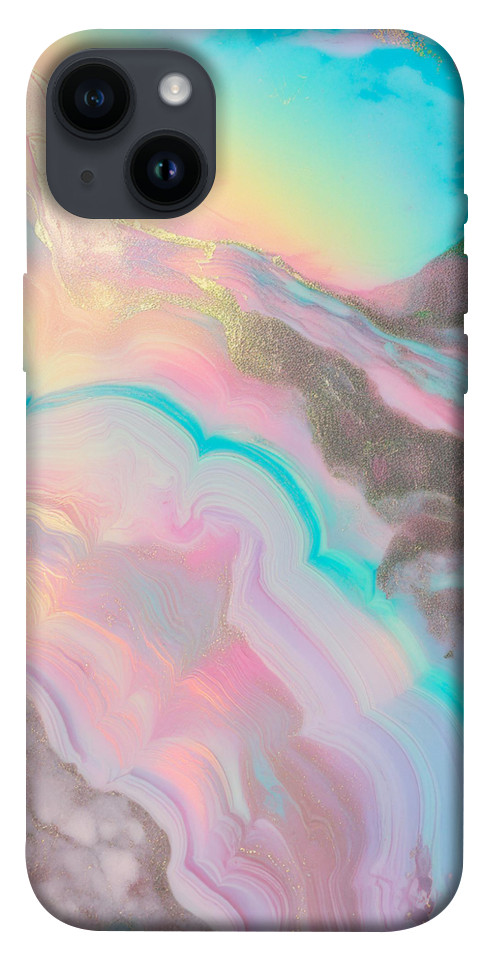 Чехол Aurora marble для iPhone 14 Plus