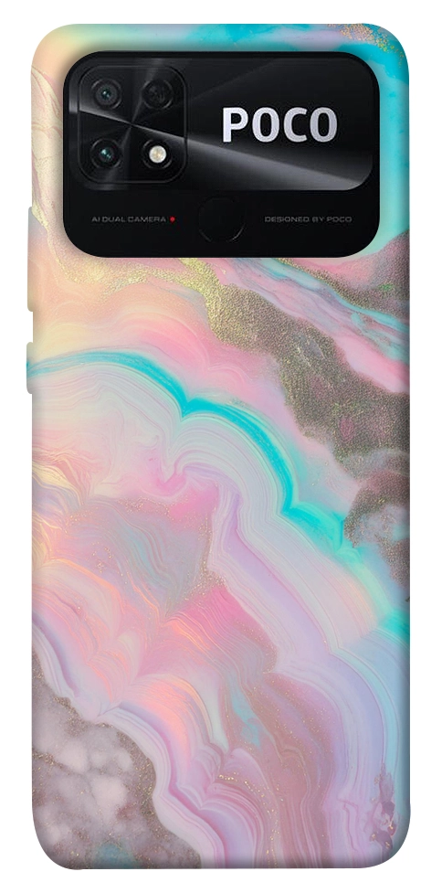 Чехол Aurora marble для Xiaomi Poco C40