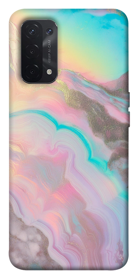 Чехол Aurora marble для Oppo A74 5G