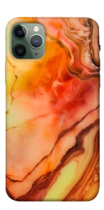 Чехол Красный коралл мрамор для iPhone 11 Pro