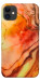 Чехол Красный коралл мрамор для iPhone 11