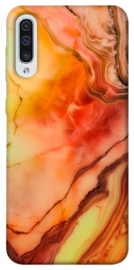 Чохол Червоний корал мармур для Samsung Galaxy A50 (A505F)