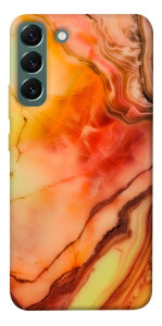 Чехол Красный коралл мрамор для Galaxy S22+