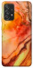 Чехол Красный коралл мрамор для Galaxy A52s