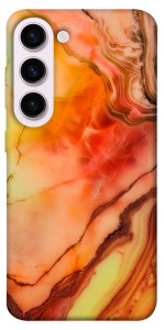 Чехол Красный коралл мрамор для Galaxy S23+