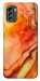 Чехол Красный коралл мрамор для Nokia G60