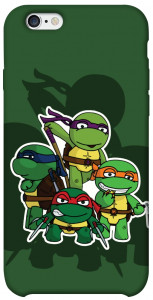 Чехол Green turtles для iPhone 6 (4.7'')