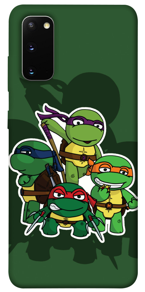 Чохол Green turtles для Galaxy S20 (2020)