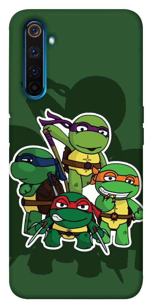 Чохол Green turtles для Realme 6 Pro