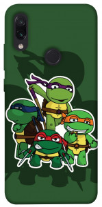 Чехол Green turtles для Xiaomi Redmi Note 7S