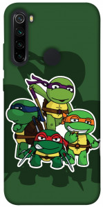 Чехол Green turtles для Xiaomi Redmi Note 8