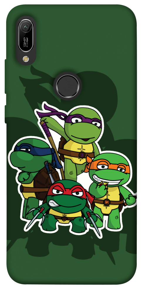 Чехол Green turtles для Huawei Y6 (2019)