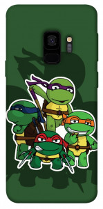 Чехол Green turtles для Galaxy S9