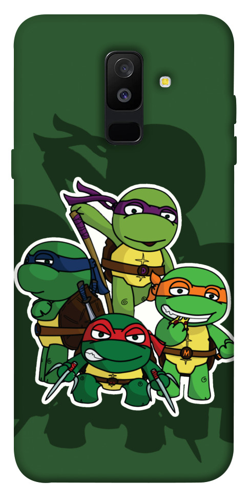 Чохол Green turtles для Galaxy A6 Plus (2018)