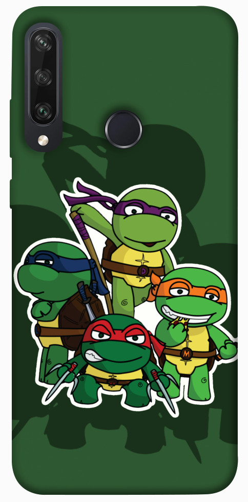 Чохол Green turtles для Huawei Y6p