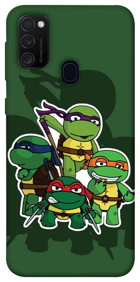 Чохол Green turtles для Galaxy M30s