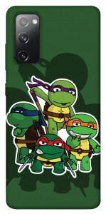 Чехол Green turtles для Galaxy S20 FE