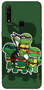 Чехол Green turtles для Oppo A31