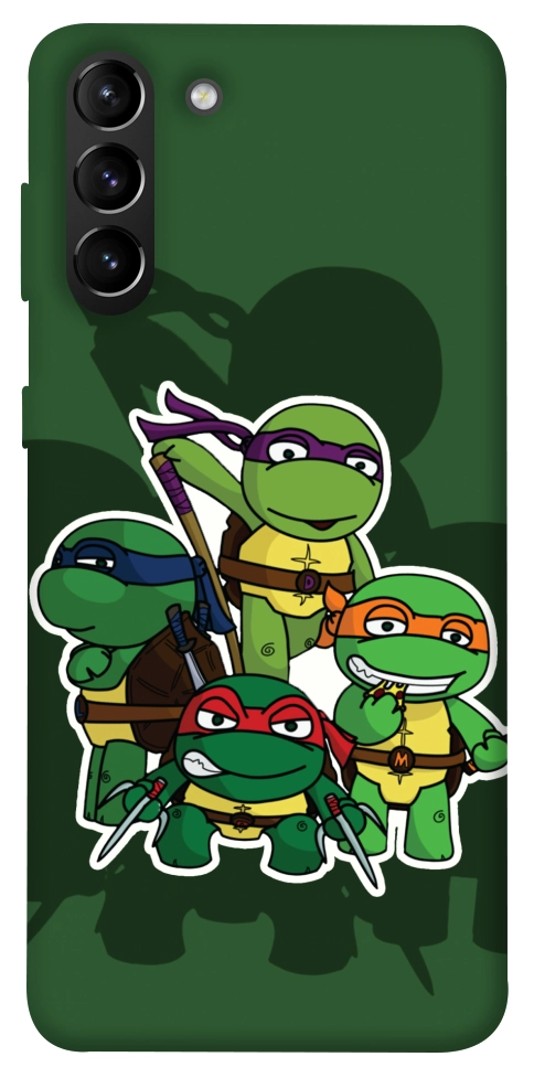 Чохол Green turtles для Galaxy S21+