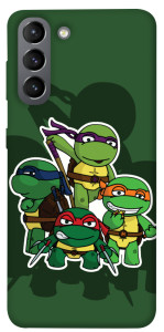 Чохол Green turtles для Galaxy S21