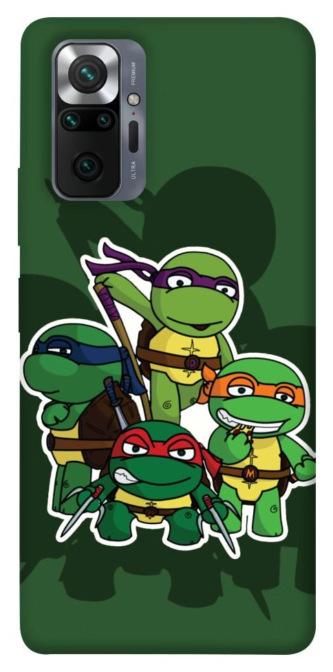 Чехол Green turtles для Xiaomi Redmi Note 10 Pro