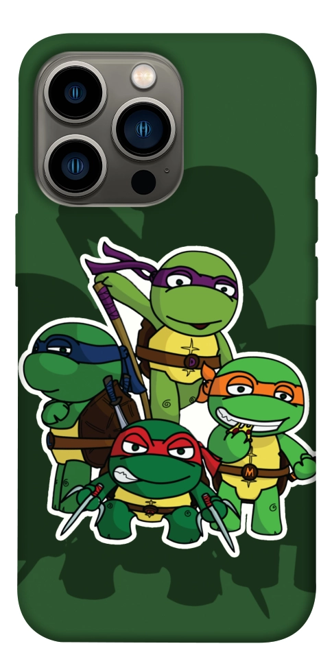 Чехол Green turtles для iPhone 13 Pro