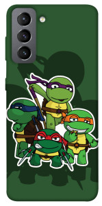 Чохол Green turtles для Galaxy S21 FE