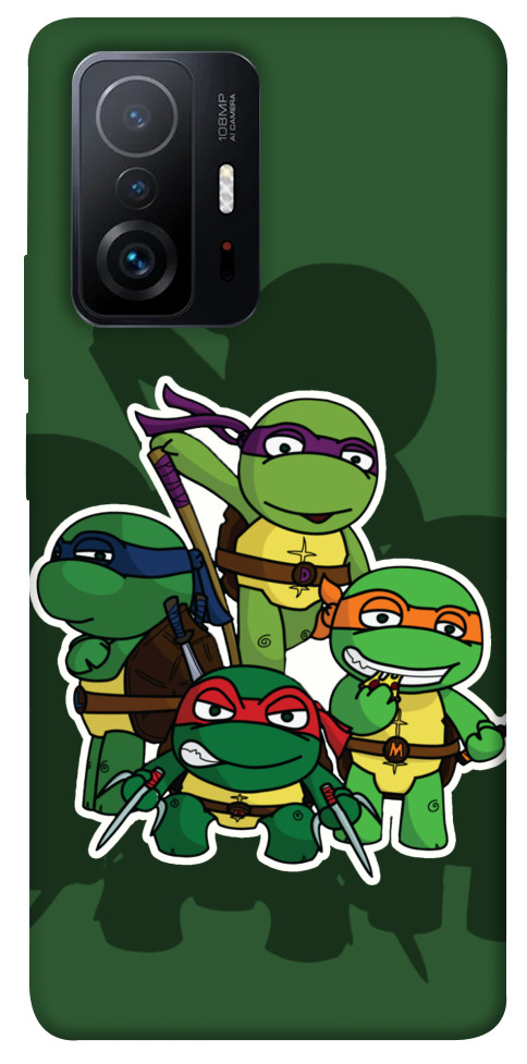 Чохол Green turtles для Xiaomi 11T